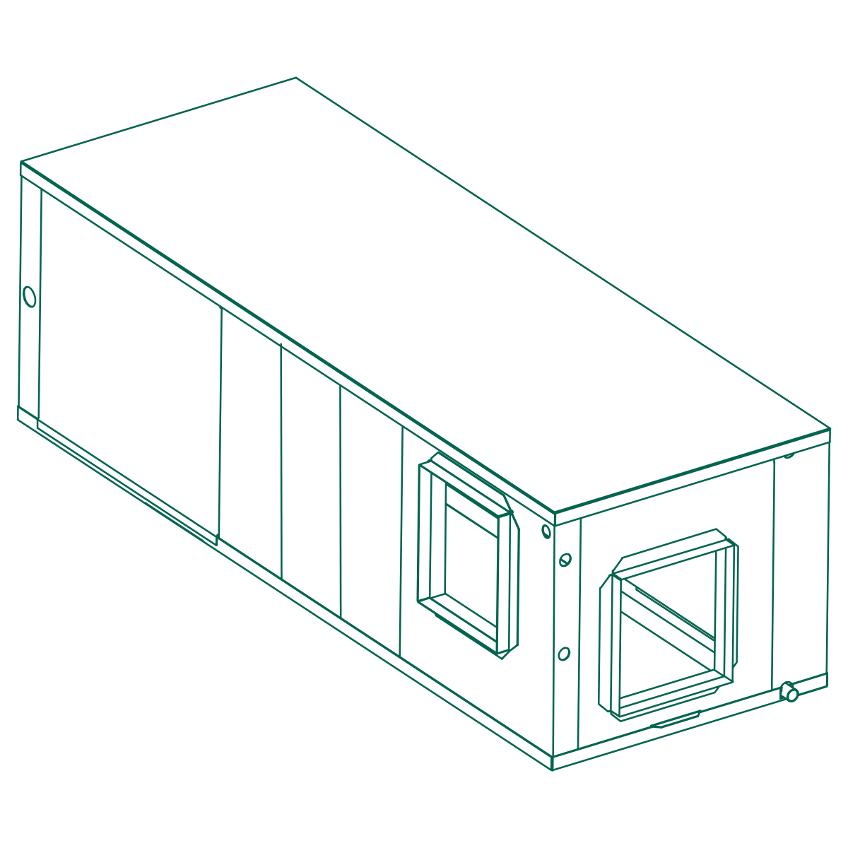 DimensionalDrawing_RES-TE-TS-TZ_Horizontal-Left-Return_GREEN