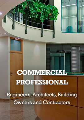 Commercial Professional: Engineers, Architects, Building Owners and Contractors