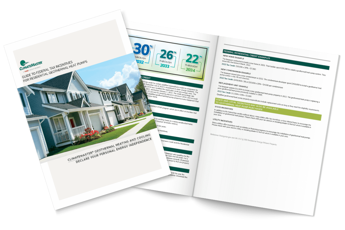 Guide to Federal Tax Incentives for Residential Geothermal Heat Pumps