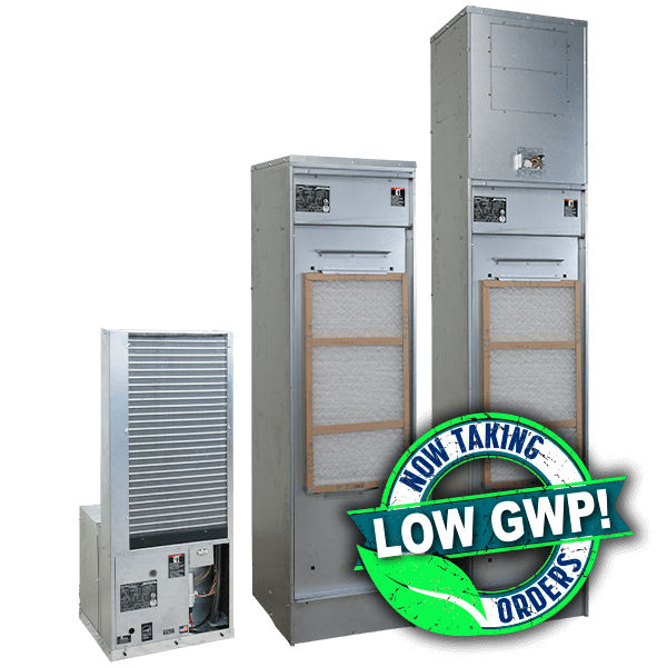 Low GWP Large Belt Drive Packaged Series: SB Horizontal and Vertical, shown