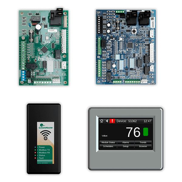 Controls: CXM2, DXM2.5, Wireless Service Tool and Equipment Touch Service Tool Shown