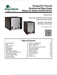97B0123N01: TCW Installation, Maintenance and Operation Manual